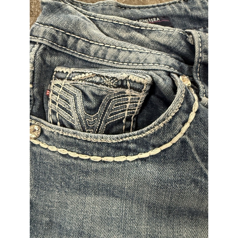 Vigoss The Chelsea Vintage‎ Capri Cropped Denim Jeans Womens Size 5/6 - Picture 7 of 15